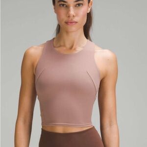 lululemon athletica Tan Crop Top